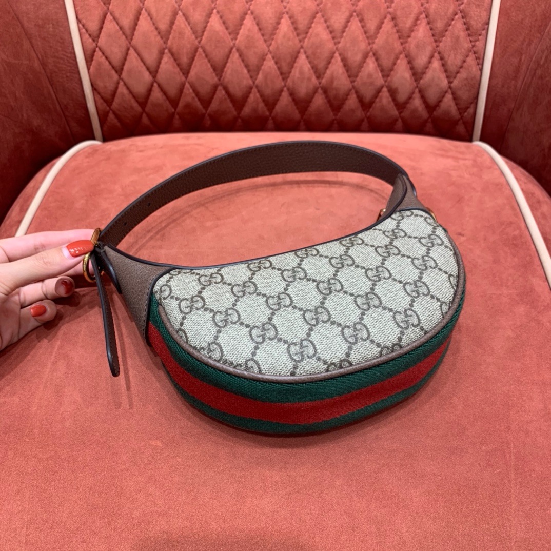 Gucci Ophidia hobo underarm bag GG monogram canvas