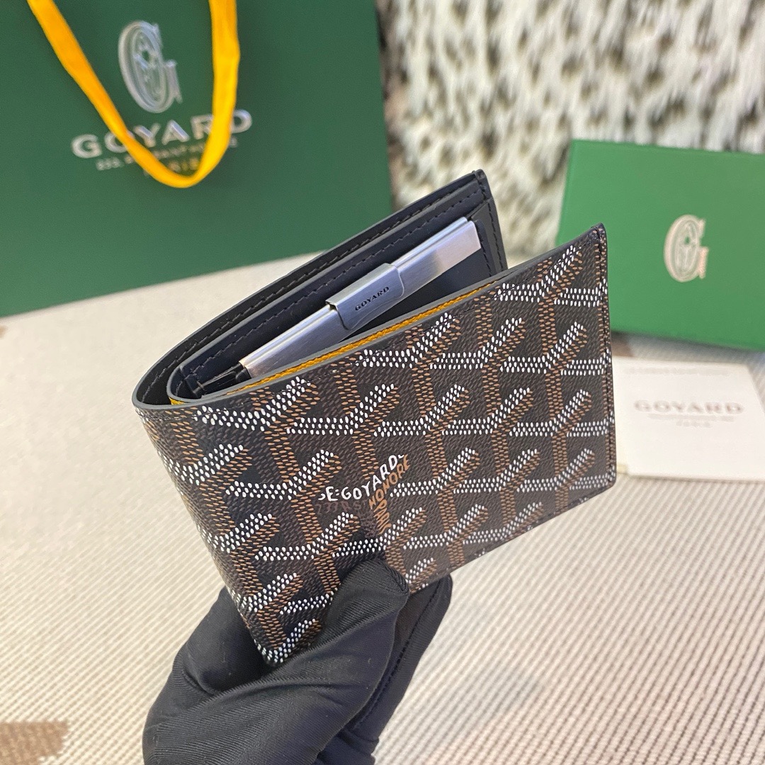 Grey Goyard Printed Bifold Wallet