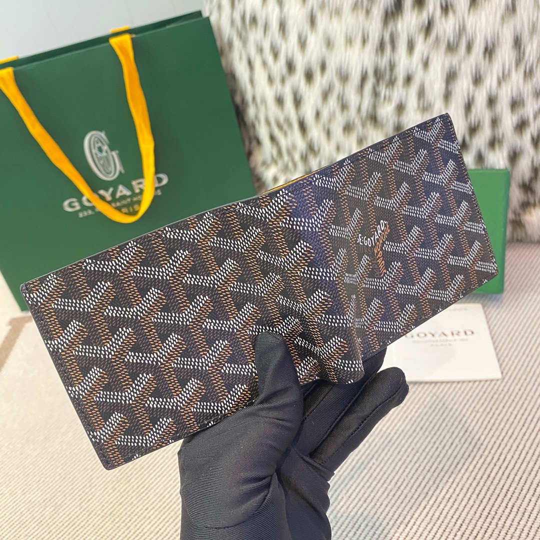 Grey Goyard Printed Bifold Wallet