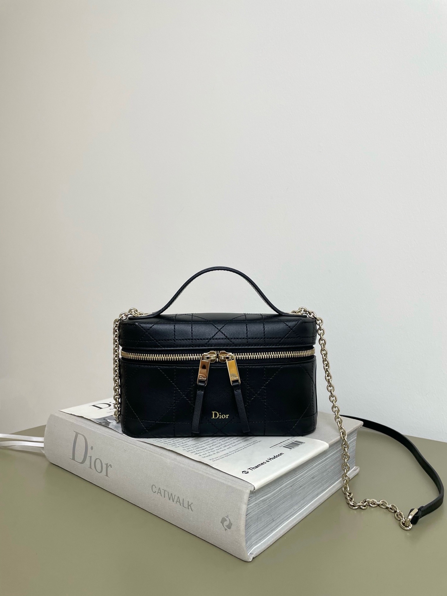 Dior Trianon Soft Vanity lambskin mini cosmetic bag