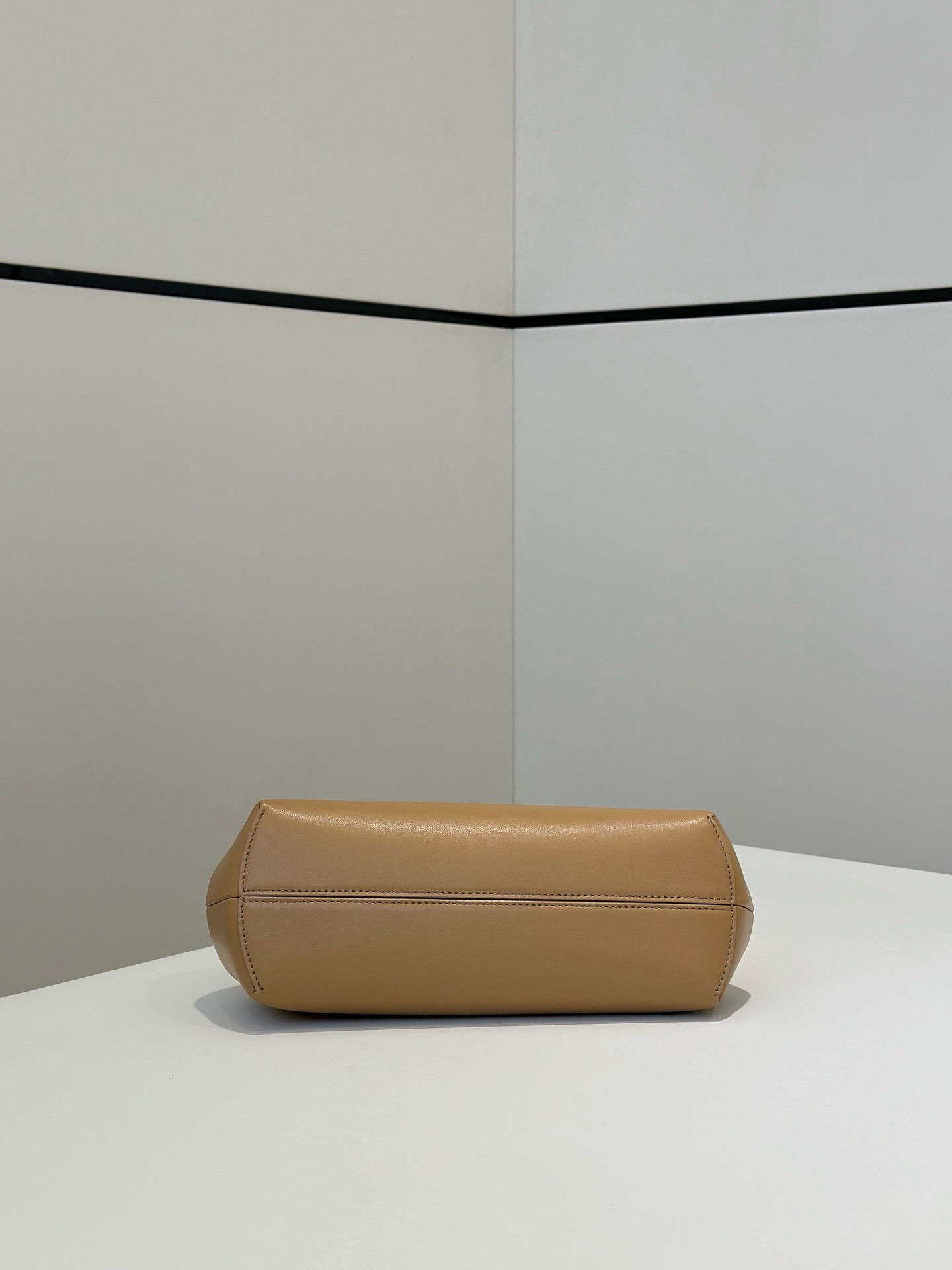Fendi First apricot soft leather chain shoulder bag