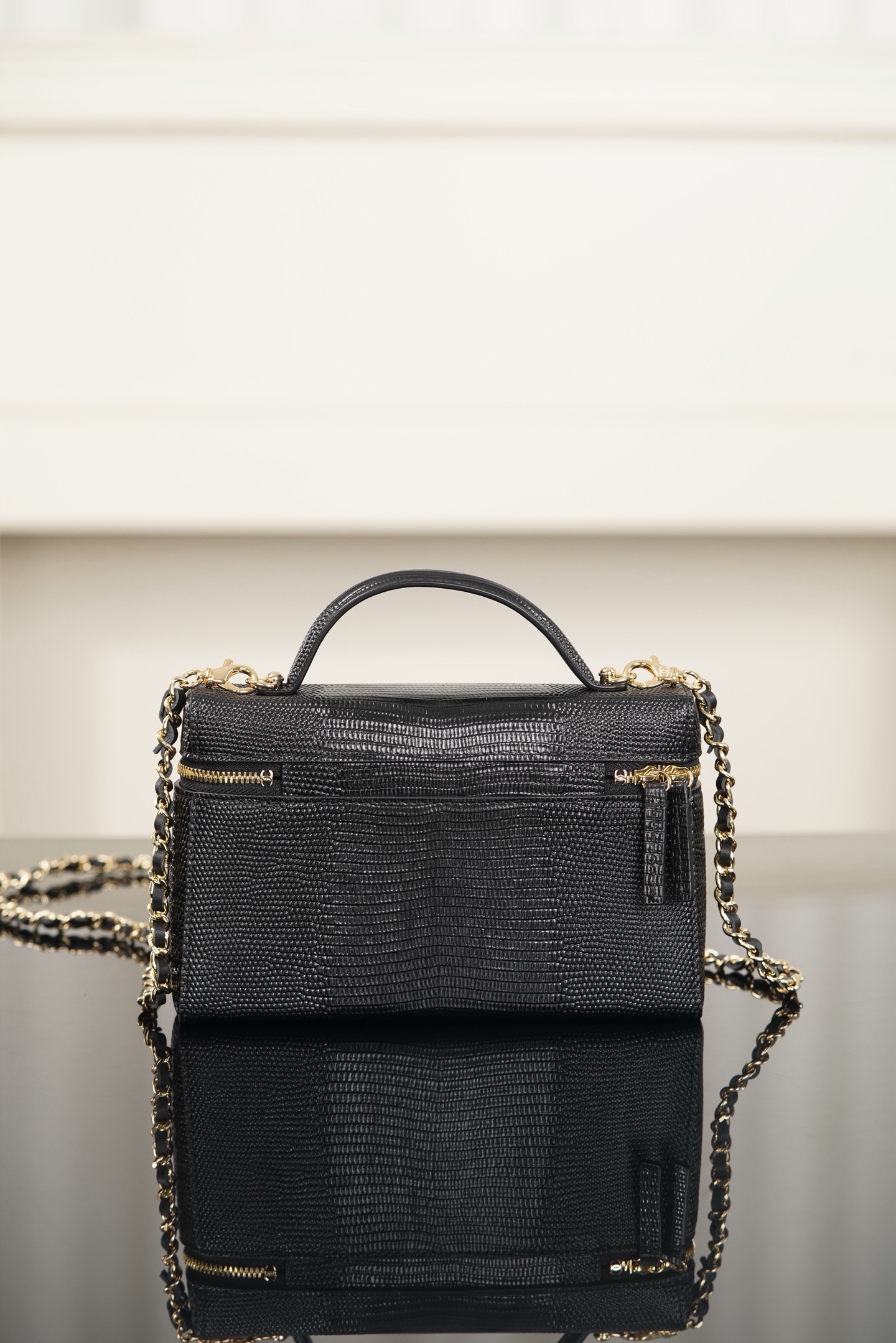 Chanel 26A black LP box shoulder bag