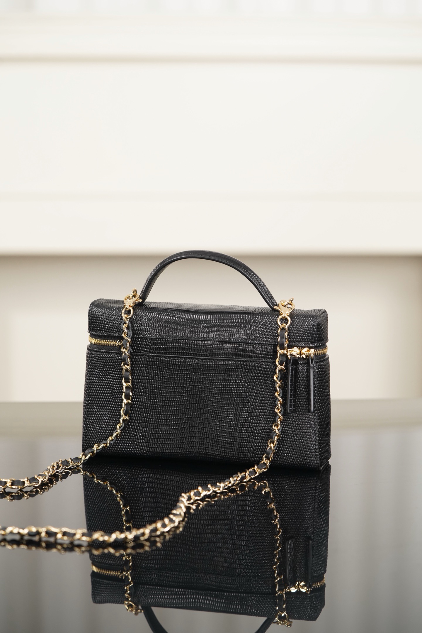 Chanel 26A black LP box shoulder bag